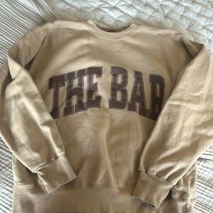 THE BAR chocolate chip sweatshirt